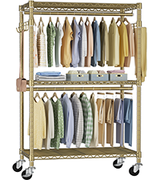 Ulif P1 closet organizer system, 450 lbs capacity, rolling, grey - detail photo 14 of 17