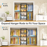 Ulif M2 closet organizer system, 880 lbs capacity, wall mounted, expandable - detail photo 3 of 10