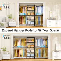 Ulif M2 closet organizer system, 880 lbs capacity, wall mounted, expandable - detail photo 3 of 10