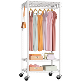 Ulif P6 clothes rack, 360 lbs capacity, 3 tiers, black - detail photo 9 of 12