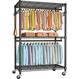 Ulif P1 closet organizer system, 450 lbs capacity, rolling, grey - detail photo 16 of 17