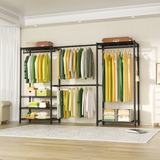Ulif E1 closet organizer system, 880 lbs capacity, heavy duty, expandable - detail photo 4 of 12