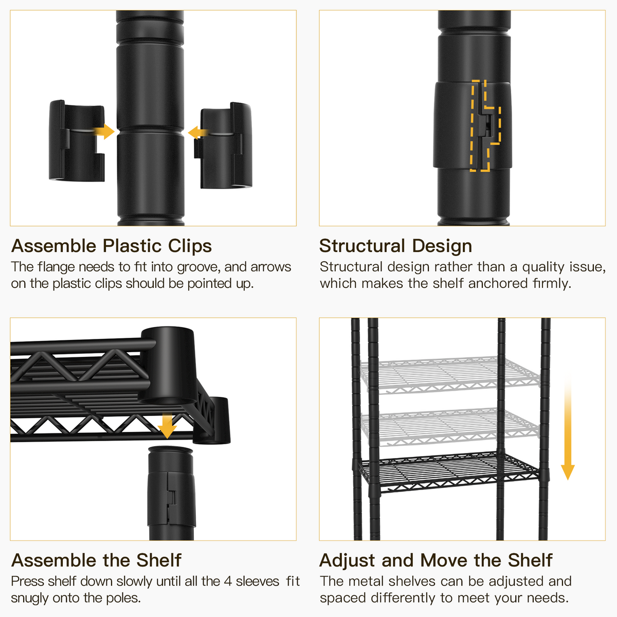 U11 Over-Washer Garment Rack (Black), ≤31.4" Washer Fit, 3-Tier Shelves & Front Hanger Rod
