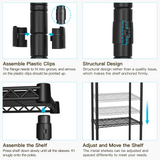 Ulif E1 closet organizer system, 880 lbs capacity, heavy duty, expandable - detail photo 7 of 12